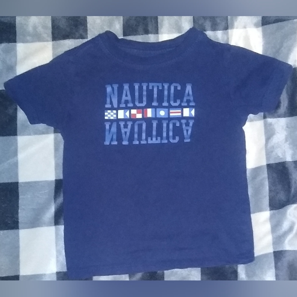 Nautica Kids Navy Blue T-Shirt